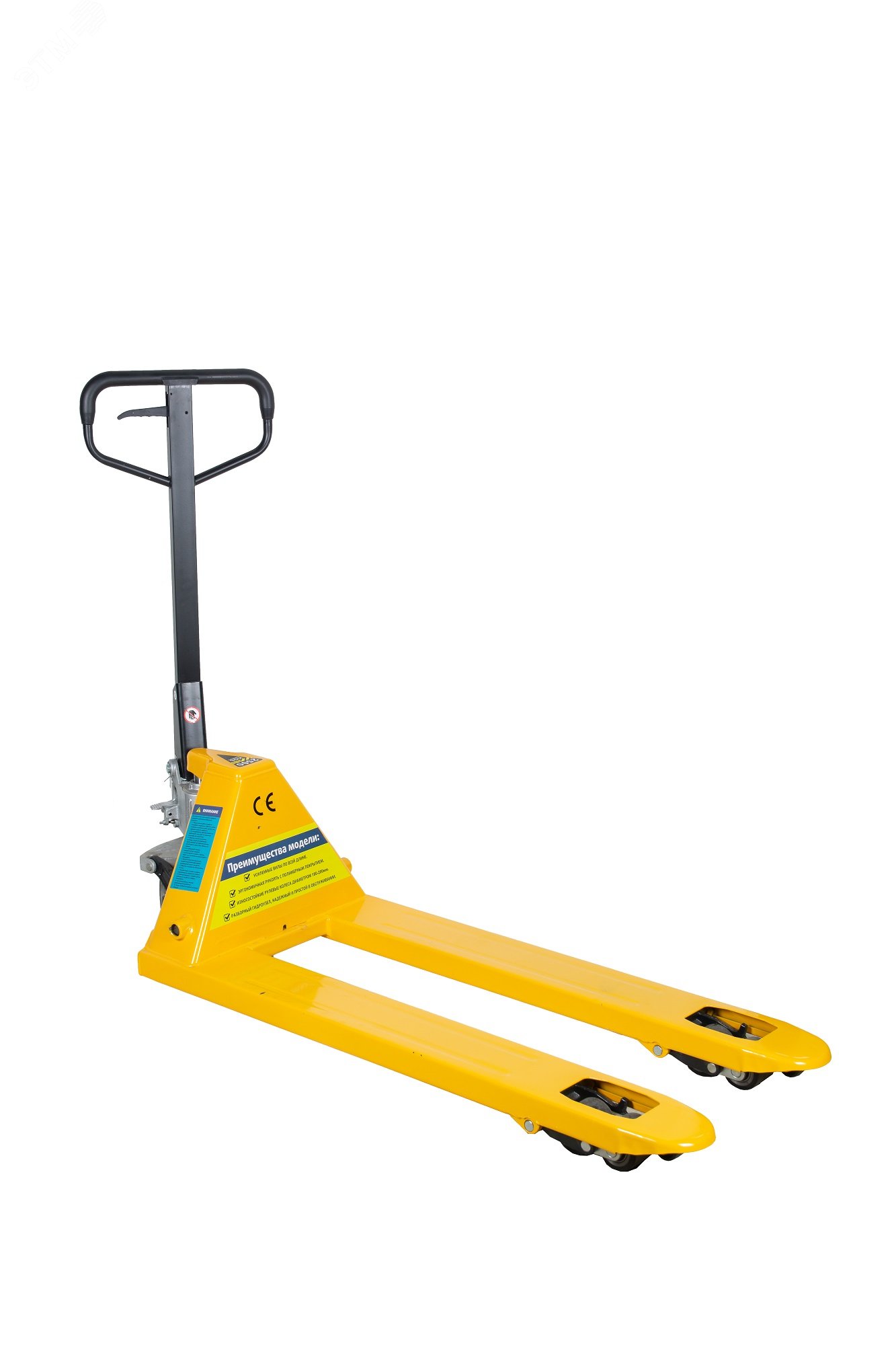 Изображение товара Гидравлическая тележка TOR RHP 2500 кг с резиновыми колесами