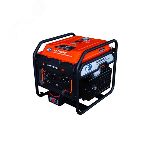Изображение товара Генератор бензиновый инверторный KM7000i 7,0 кВт 220В 25 л с электростартером (шт)