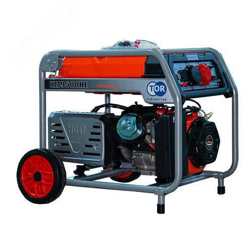 Изображение товара Генератор бензиновый KM9500HE 7кВт 220В/380В с электростартером (шт)