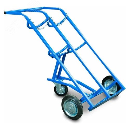 Изображение товара Тележка для газовых баллонов ГБ-2, 2 баллона (250 литые колеса + 160 поворотное) (шт)