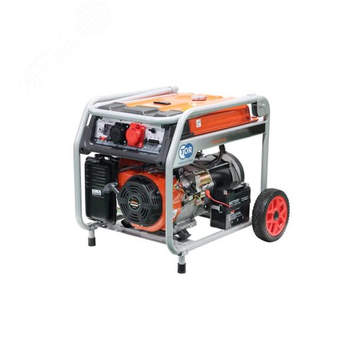 Изображение товара Генератор бензиновый KM11000HE 8кВт 220В/380В с электростартером (шт)