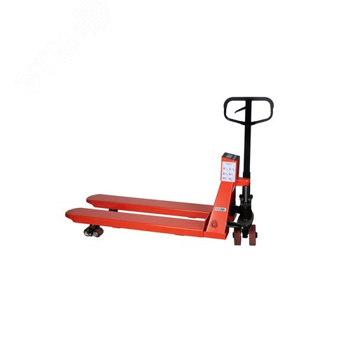 Изображение товара Тележка гидравлическая 2000 кг 1150 мм CBY-CW2 (модель N) с весами (полиуретановые колеса) (шт)