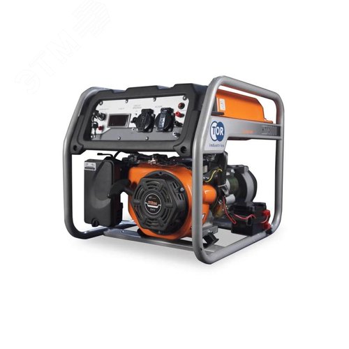 Изображение товара Генератор бензиновый KM4000H 2,8 кВт 220В 16 л с электростартером (шт)