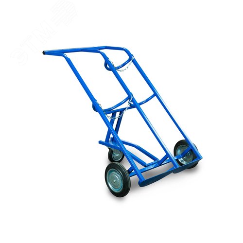 Изображение товара Тележка для баллонов пропан + кислород ТГК-П, 2 баллона (250 резина + 160 поворотное) (шт)