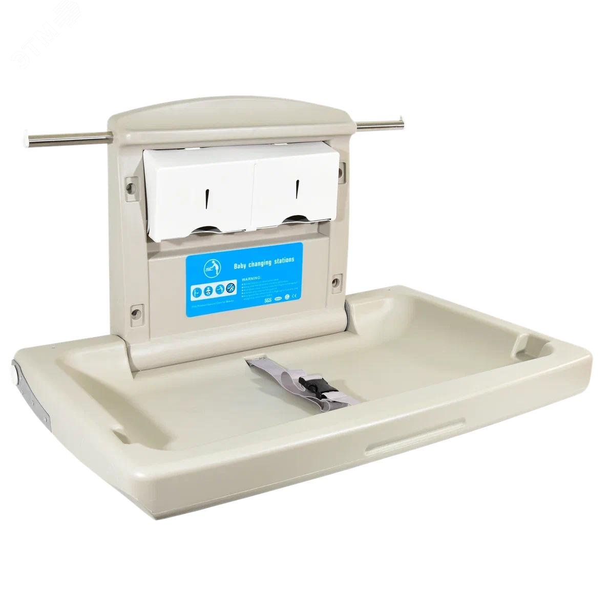 Изображение товара Стол пеленальный для общественных мест складной Puff-8001 (шт)