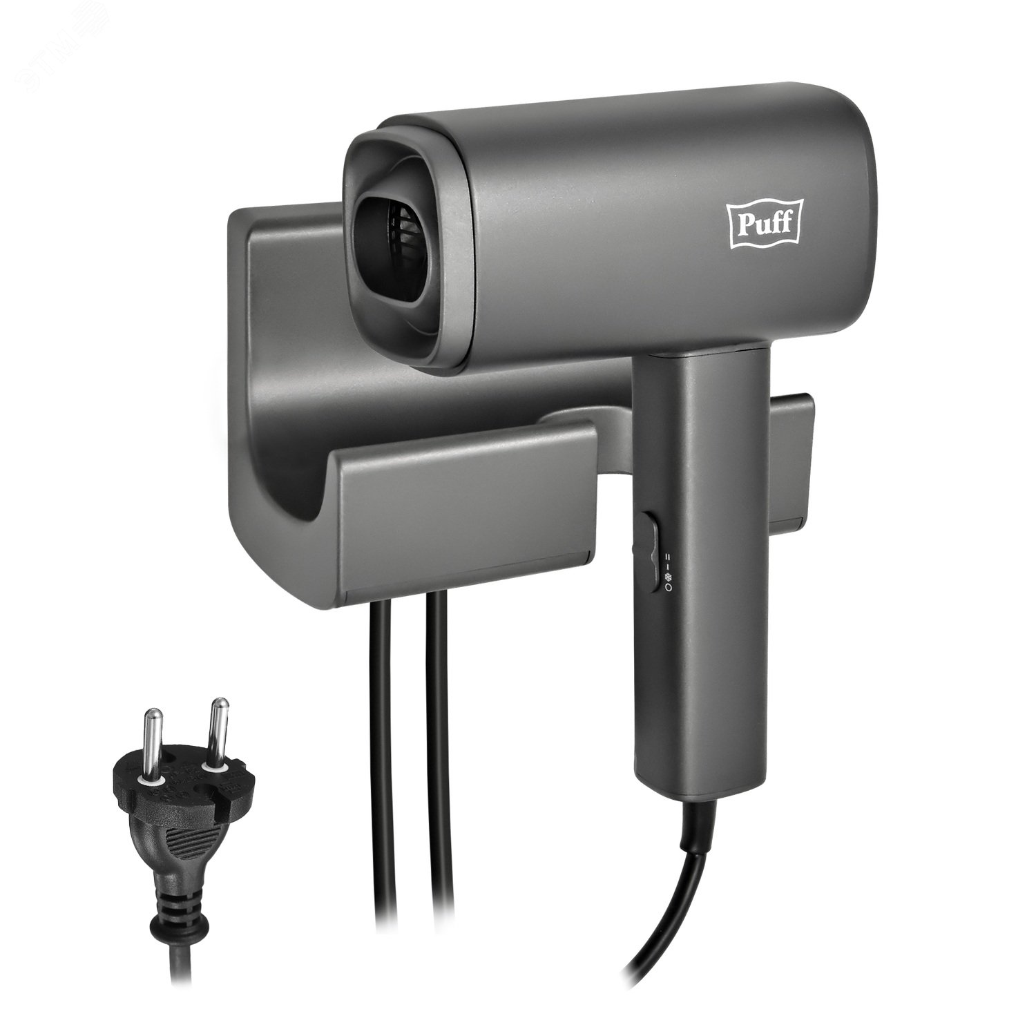 Изображение товара Фен для волос настенный Puff-1601Gr (шт)