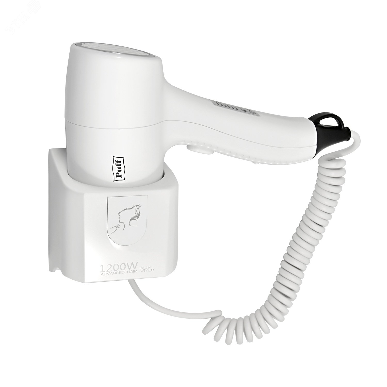 Изображение товара Фен для волос настенный Puff-1205 1.2 кВт (шт)