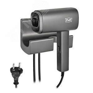 Изображение товара Фен для волос настенный Puff-1601Gr (шт)
