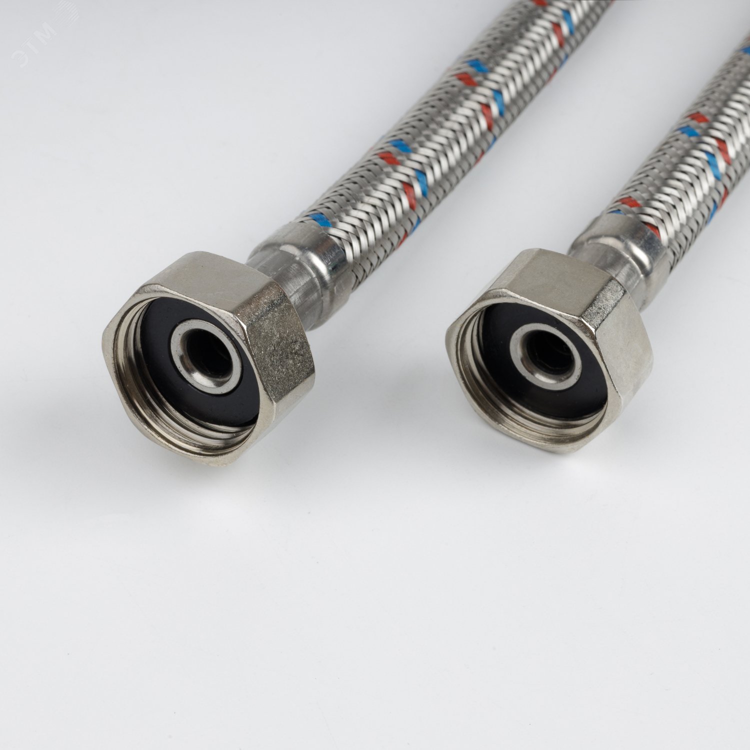 Изображение товара Гибкая подводка IDDIS F1/2xF1/2 латунь нерж. сталь 1 м