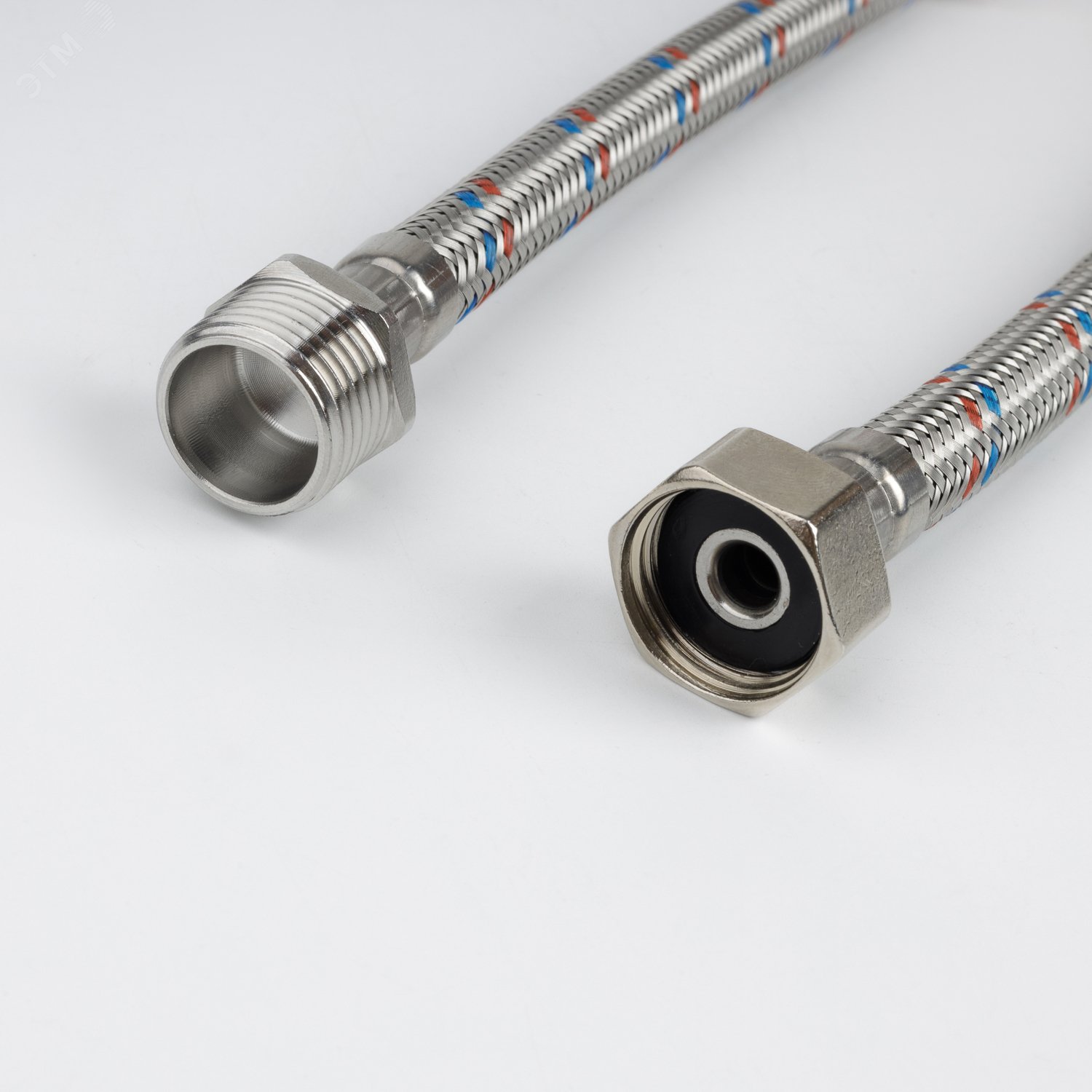 Изображение товара Гибкая подводка F1/2xM1/2 SS304 латунь 0,8 м от IDDIS