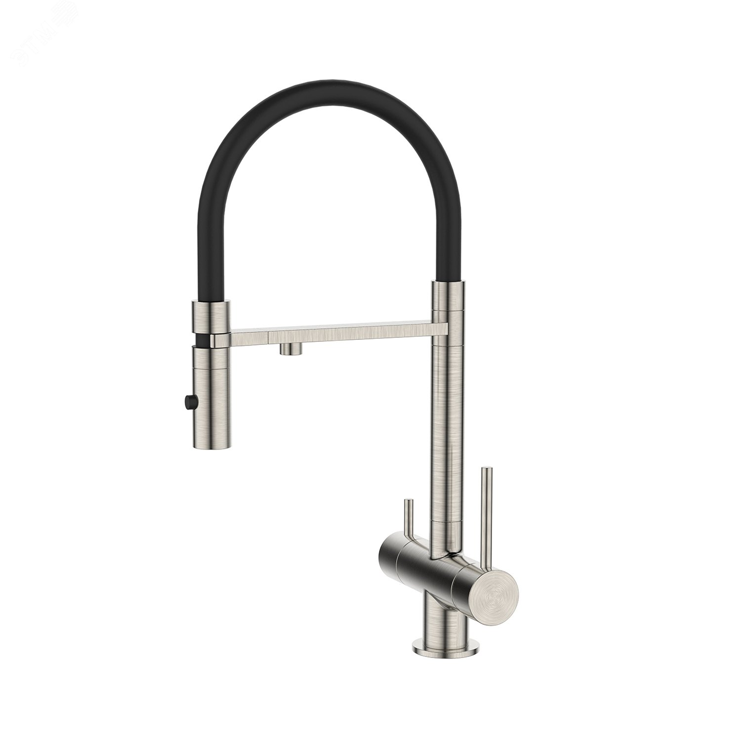 Изображение товара Смеситель для кухни с фильтром и гибким изливом сатин Ace