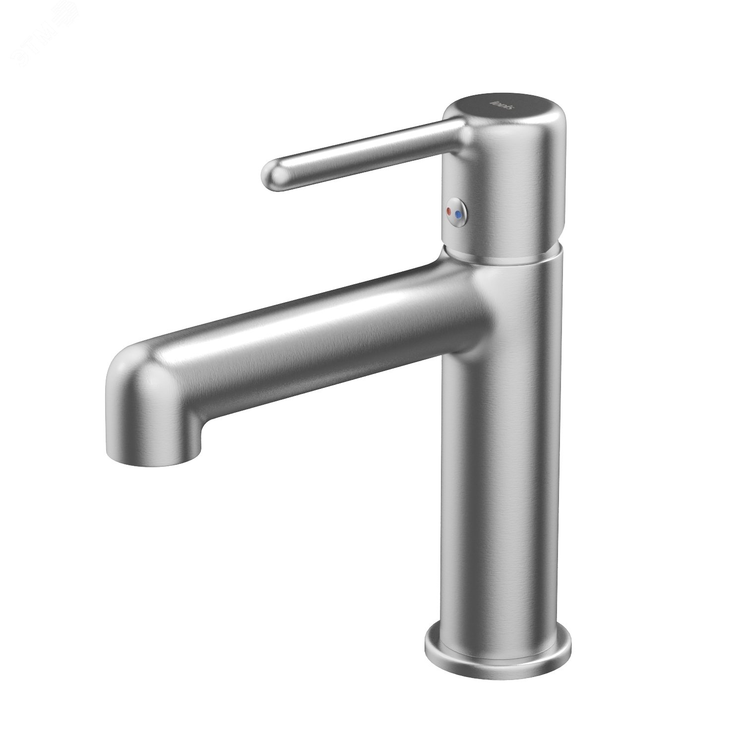 Изображение товара Смеситель для умывальника хром матовый Aiger IDDIS