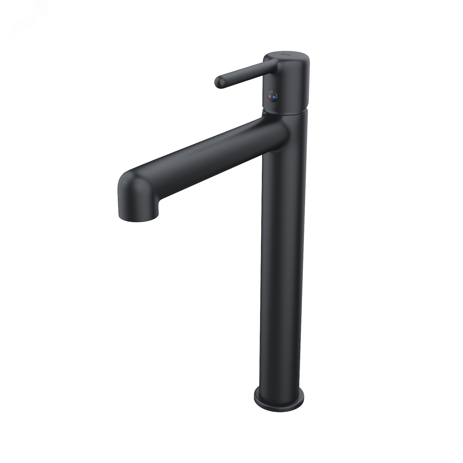 Изображение товара Высокий смеситель для умывальника черный матовый Aiger IDDIS