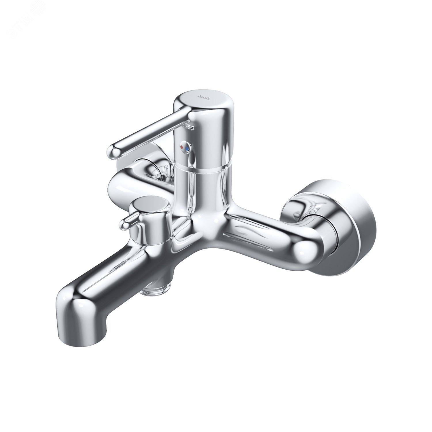 Изображение товара Смеситель для ванны хром Aiger короткий излив компактный