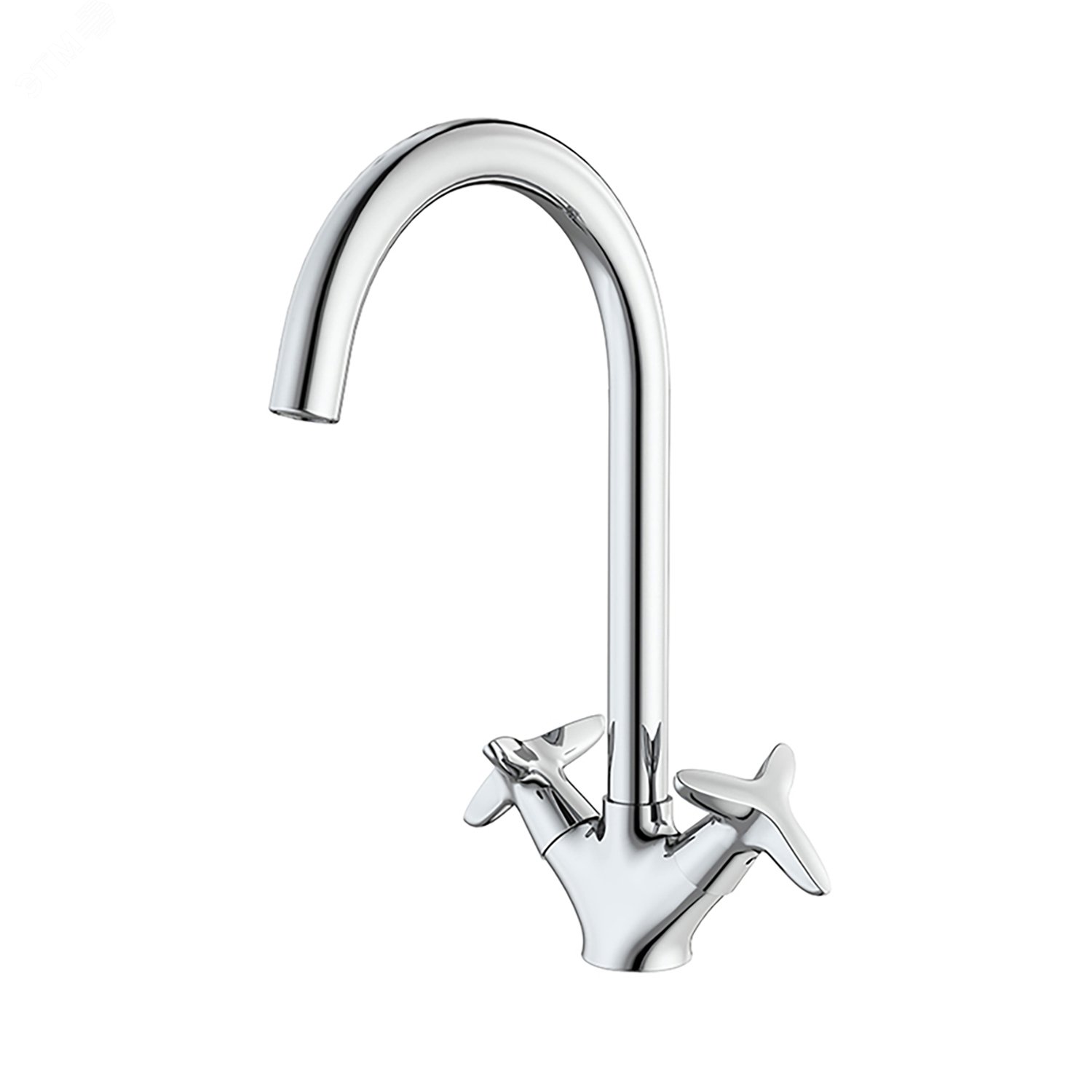 Изображение товара Классический двузахватный смеситель для кухни Copter IDDIS