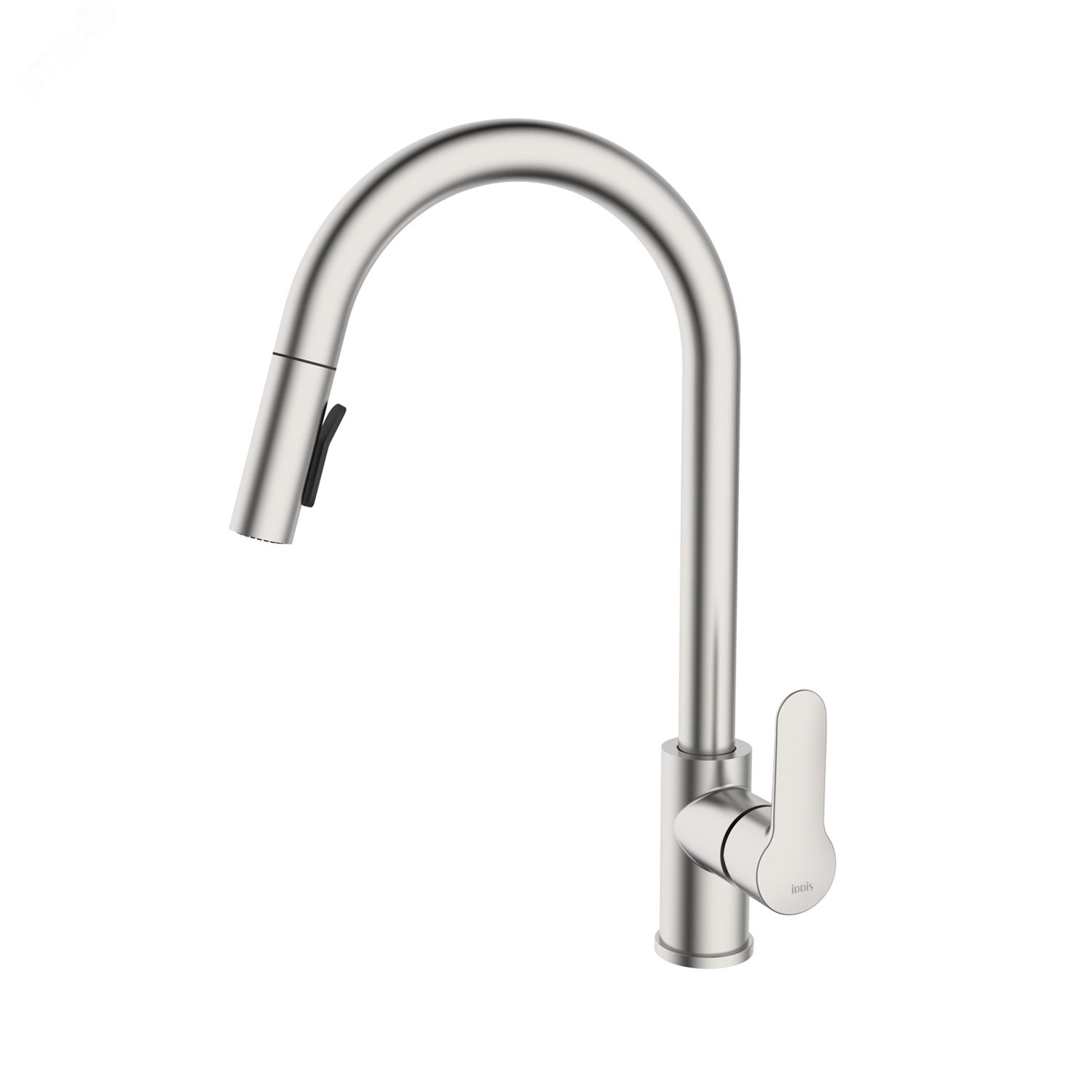 Изображение товара Смеситель для кухни с выдвижным изливом сталь Cuba