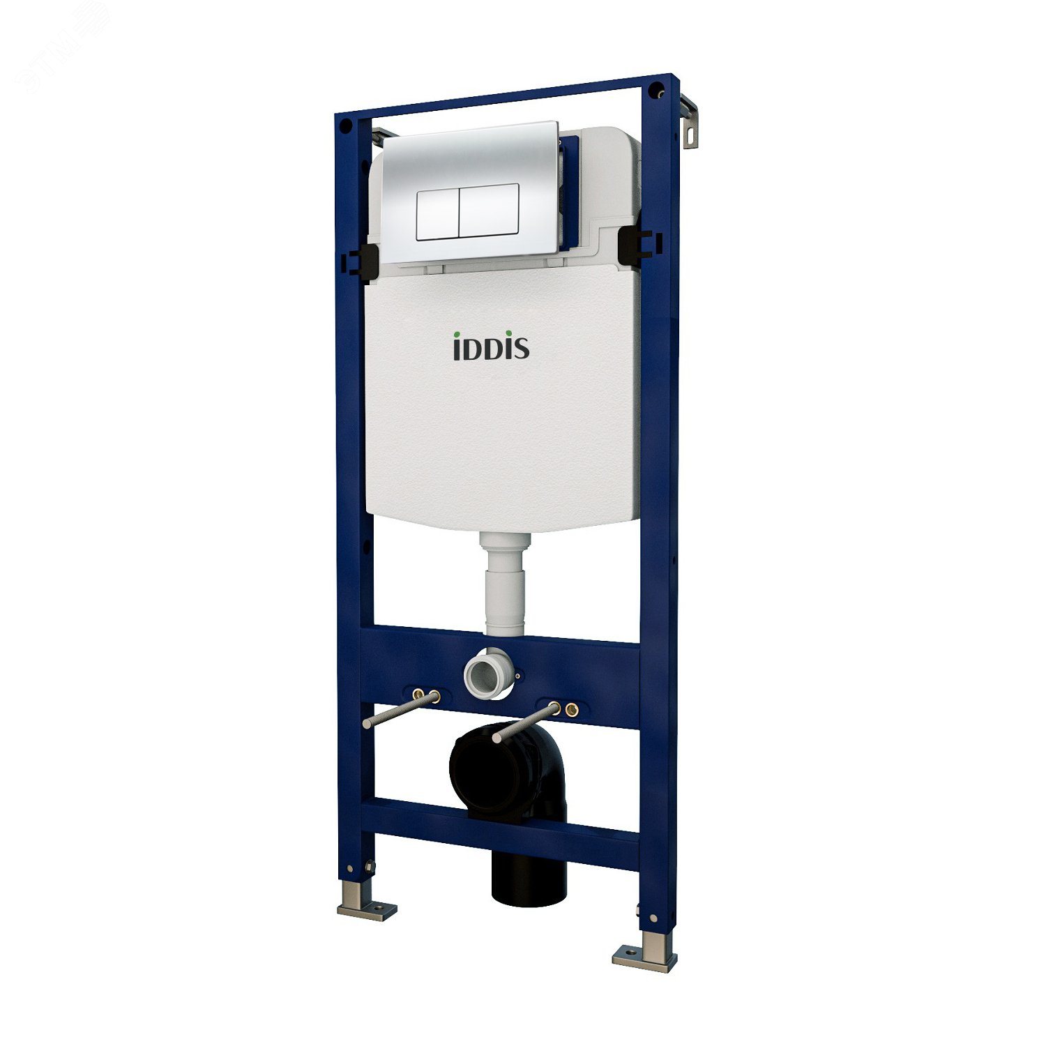 Изображение товара Комплект инсталляции и клавиши смыва OptimaHome 2 в 1 с регулировкой и гарантия 10 лет