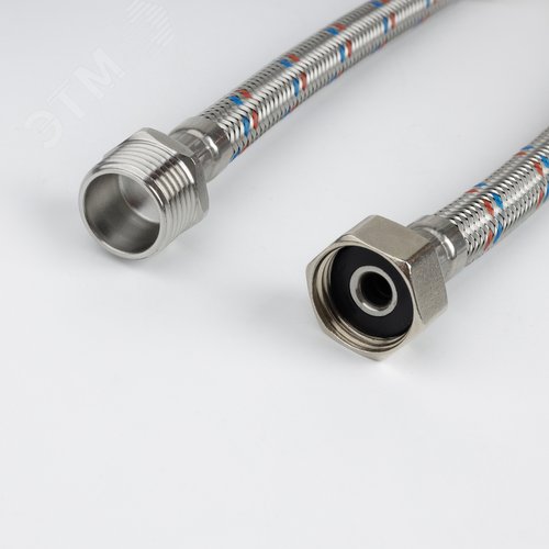 Изображение товара Гибкая подводка F1/2xM1/2 SS304 латунь 08 м (шт)