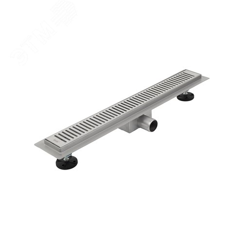 Изображение товара Лоток душевой горизонтальный выпуск комбинированный затвор перфорированная решетка 600мм хром (шт)