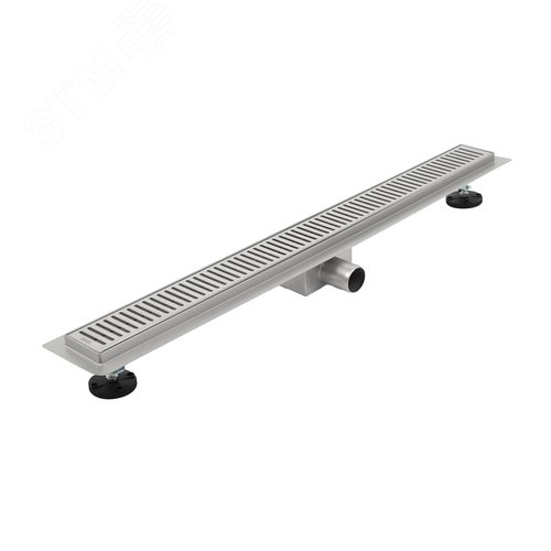 Изображение товара Лоток душевой горизонтальный выпуск комбинированный затвор перфорированная решетка 800мм хром (шт)