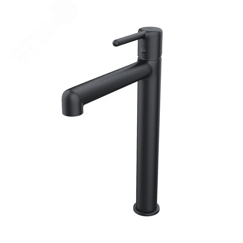 Изображение товара Cмеситель для настольного умывальника черный матовый Aiger (шт)