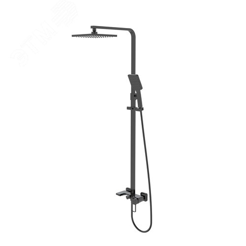 Изображение товара Смеситель с верхним душем черный Bild (шт)