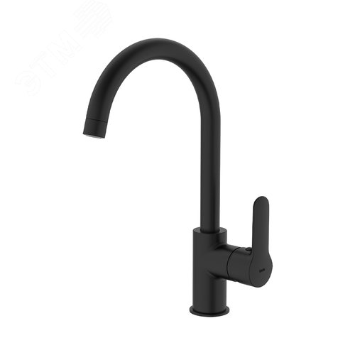 Изображение товара Смеситель для кухни черный Cuba (шт)