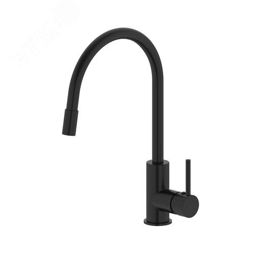 Изображение товара Смеситель для кухни черный матовый Kitchen 360 (шт)