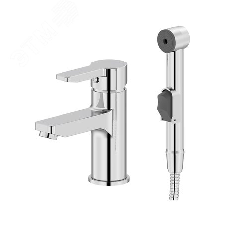 Изображение товара Смеситель для умывальника с гигиеническим душем Sena (шт)