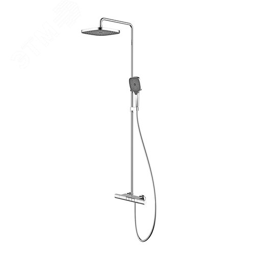 Изображение товара Душевая система с тропическим душем с термостатом хром глянцевый SpaHome (шт)