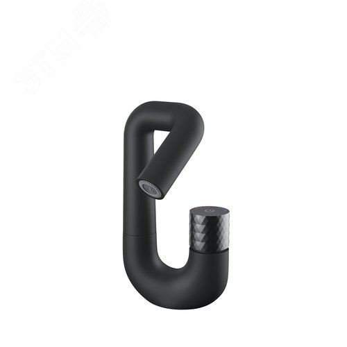 Изображение товара Смеситель для умывальника с управлением Push Control черный матовый Twist (шт)