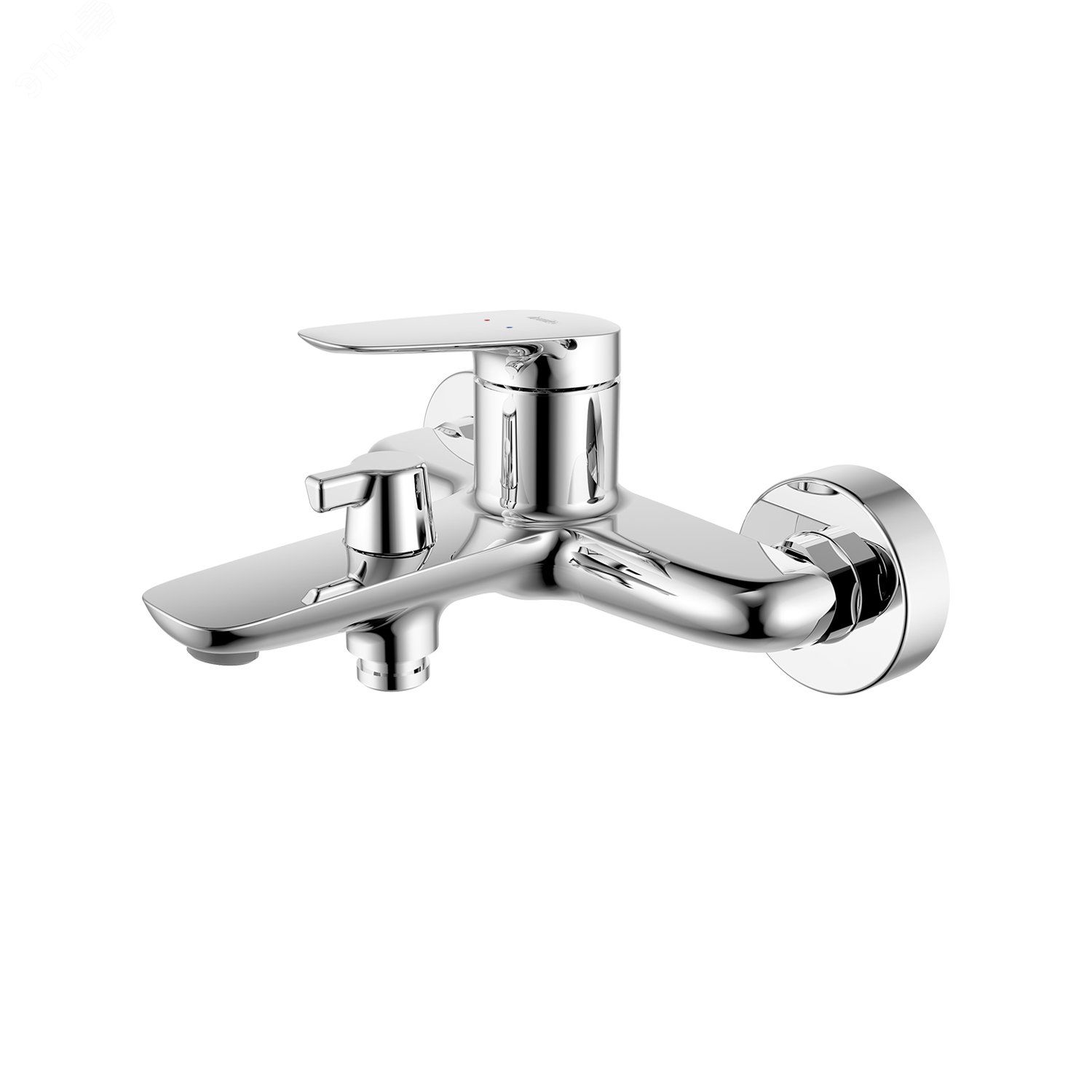 Изображение товара Смеситель для ванны без аксессуаров глянцевый хром Zodiac X компактный