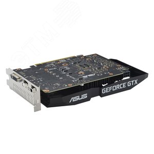Видеокарта DUAL-GTX1650-O4GD6-P-EVO, NVIDIA GeForce GTX 1650, 4 ГБ GDDR6, PCI-Express 3.0 90YV0EZD-M0NA00 ASUS tech - 6
