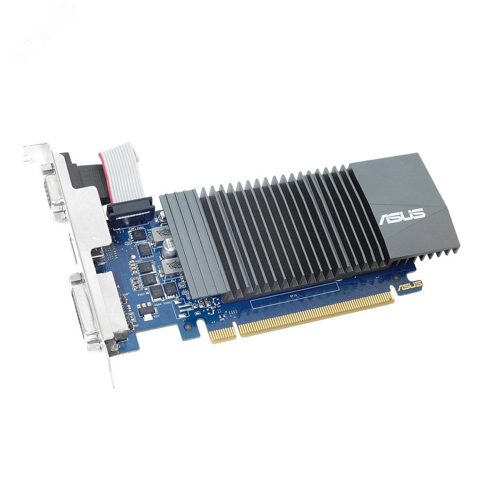 Видеокарта GT710-SL-2GD3-BRK-EVO, NVIDIA GeForce GT 710, 2 ГБ DDR3, PCI-Express 2.0 90YV0I70-M0NA00 ASUS tech - превью