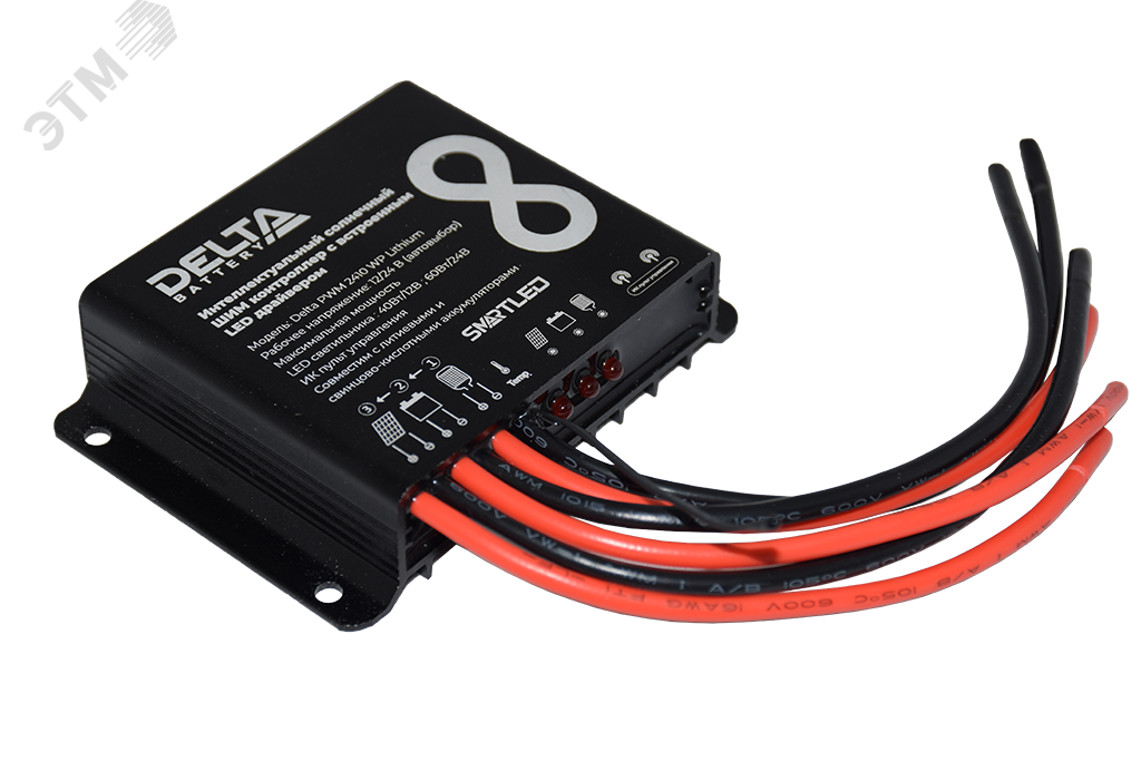 Изображение товара Контроллер заряда SmartWatt PWM 2410 WP Lithium 10А