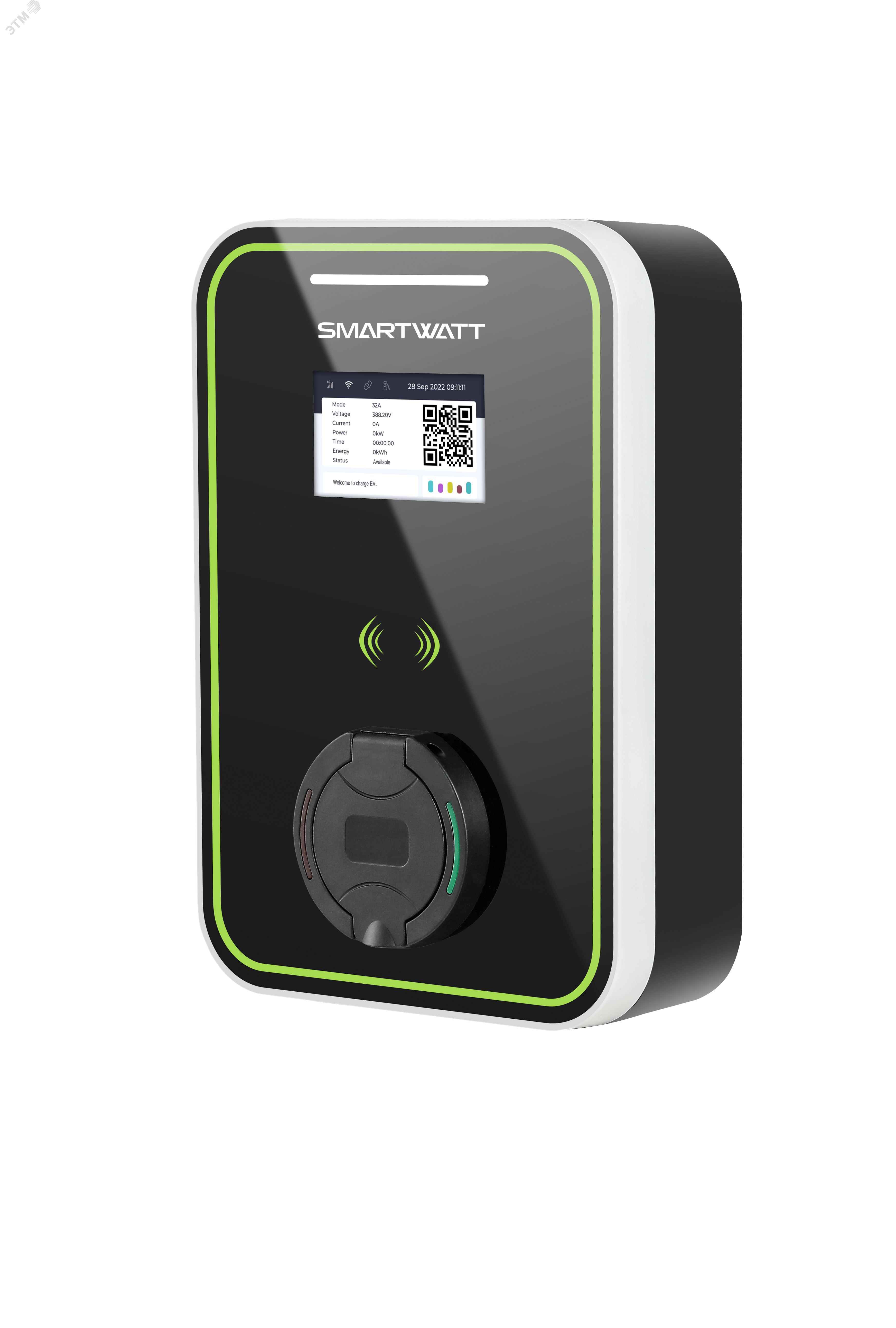 Изображение товара Зарядная станция SMARTWATT EVC 22 кВт для электромобилей Изображение товара Зарядная станция SMARTWATT EVC 22 кВт для электромобилей