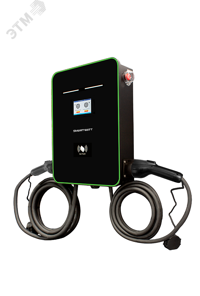 Изображение товара Зарядная станция для электромобилей SMARTWATT EVC 44 кВт переменный ток для частных и коммерческих 