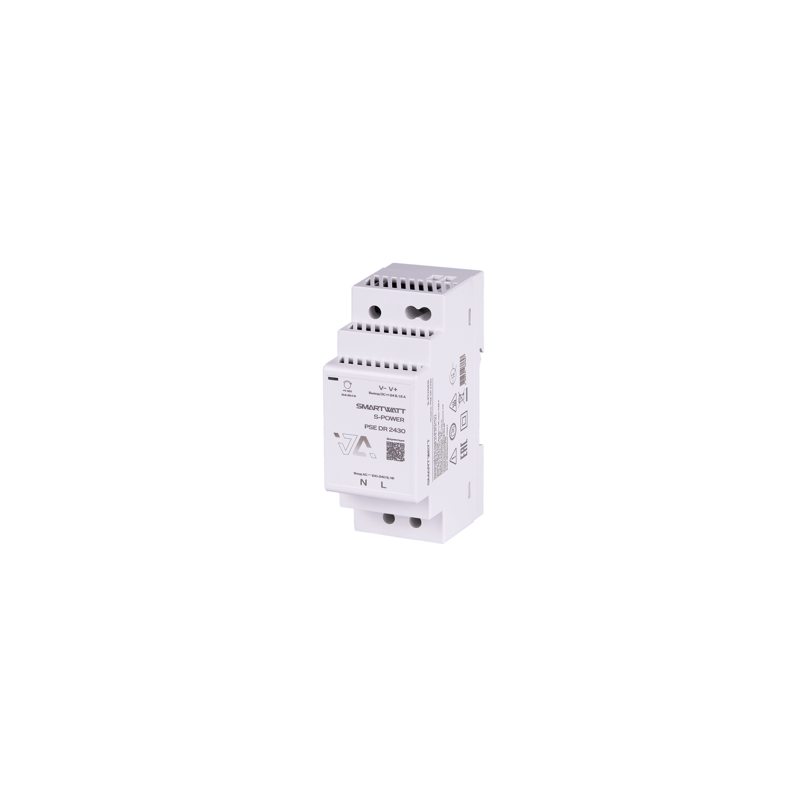 Блок питания 24В, 30 Вт PSE DR 2430 S-POWER