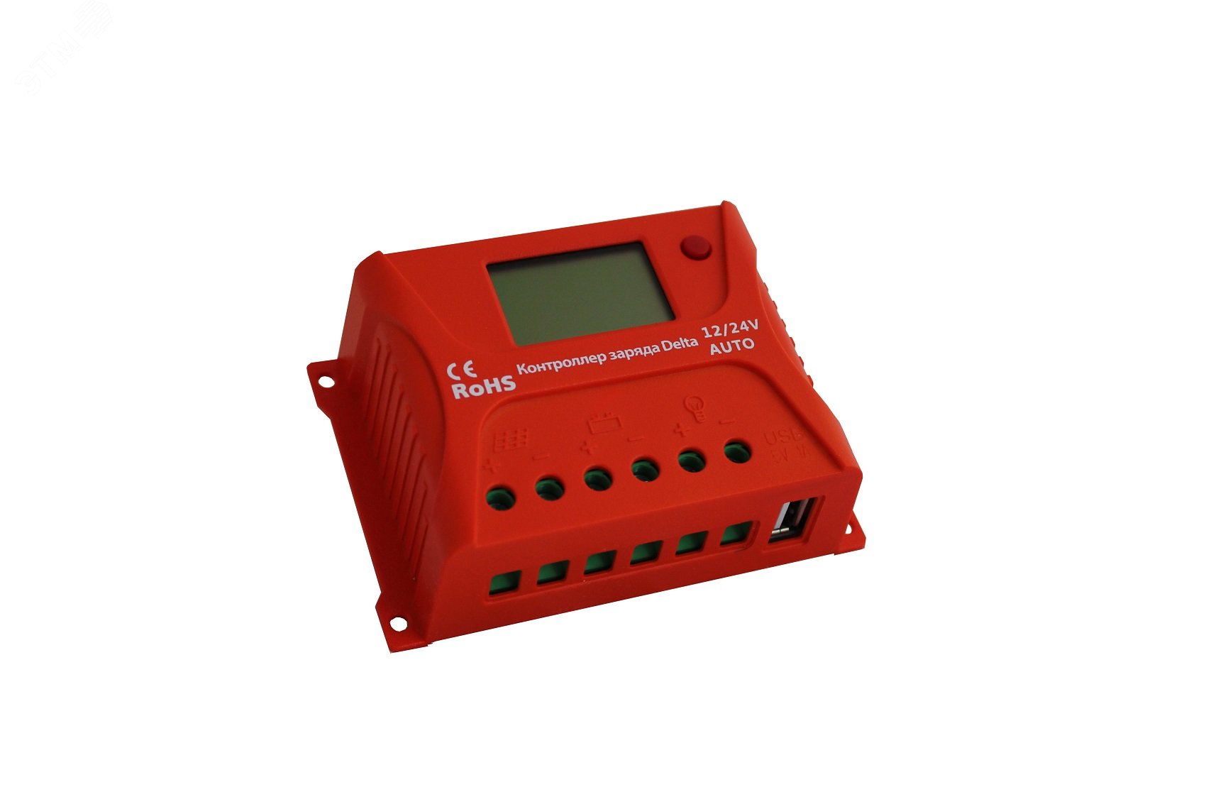 Изображение товара Контроллер заряда SmartWatt PWM 2410 10А для солнечных батарей 24В