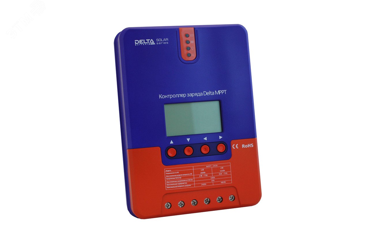 Изображение товара Контроллер заряда SmartWatt MPPT 2420 для солнечных панелей до 100В и 20А