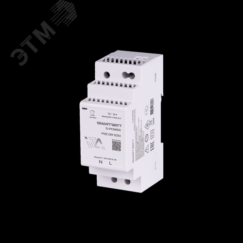 Изображение товара Блок питания 12В, 30 Вт PSE DR 1230 S-POWER (шт)