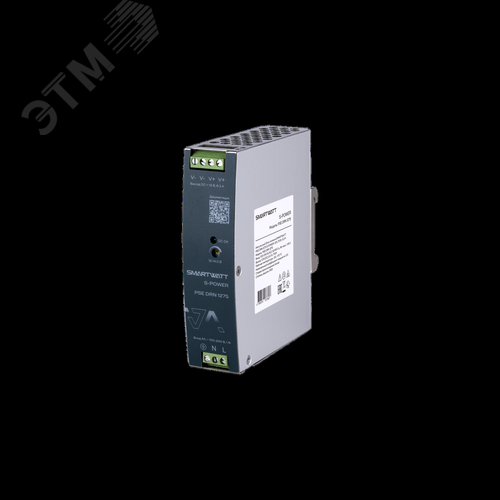 Изображение товара Блок питания 12В, 75 Вт PSE DRN 1275 S-POWER (шт)