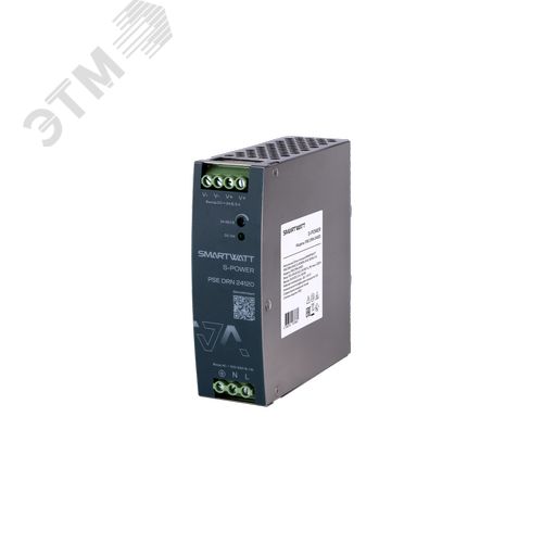 Изображение товара Блок питания 24В, 120 Вт PSE DRN 24120 S-POWER (шт)