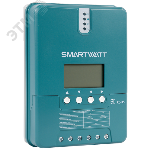 Изображение товара Контроллер заряда SmartWatt MPPT 2420 (шт)