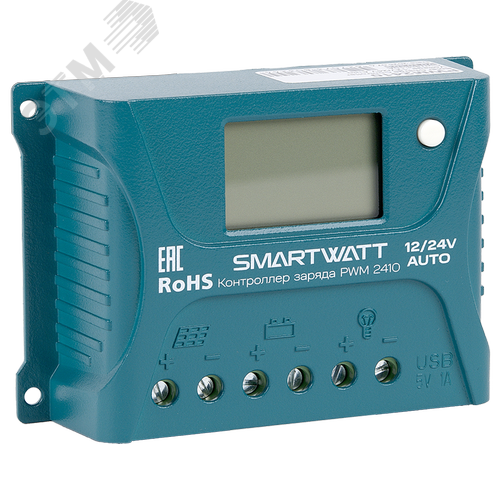 Изображение товара Контроллер заряда SmartWatt PWM 2410 (шт)