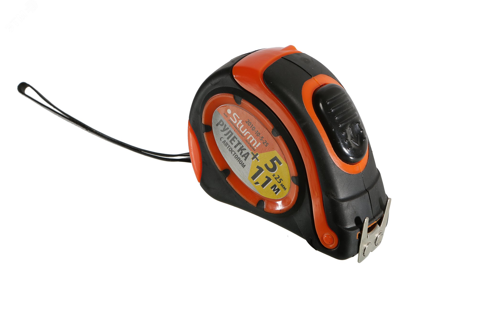 Изображение товара Рулетка с автостопом 5м и магнитной фиксацией Sturm 2010-10-5-25