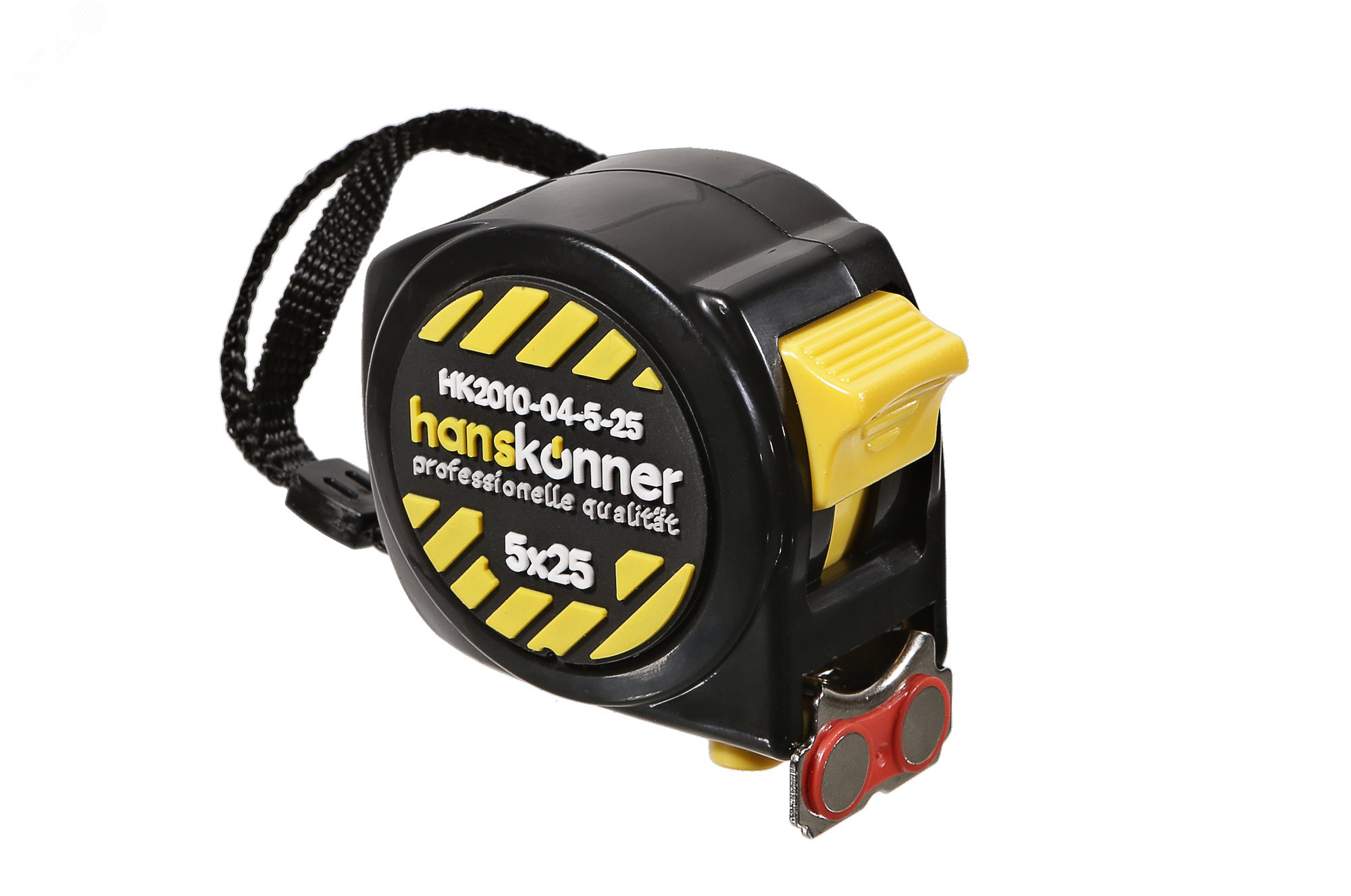 Изображение товара Рулетка Hanskonner 5х25 компактная с магнитом 2 стопа 5 метров