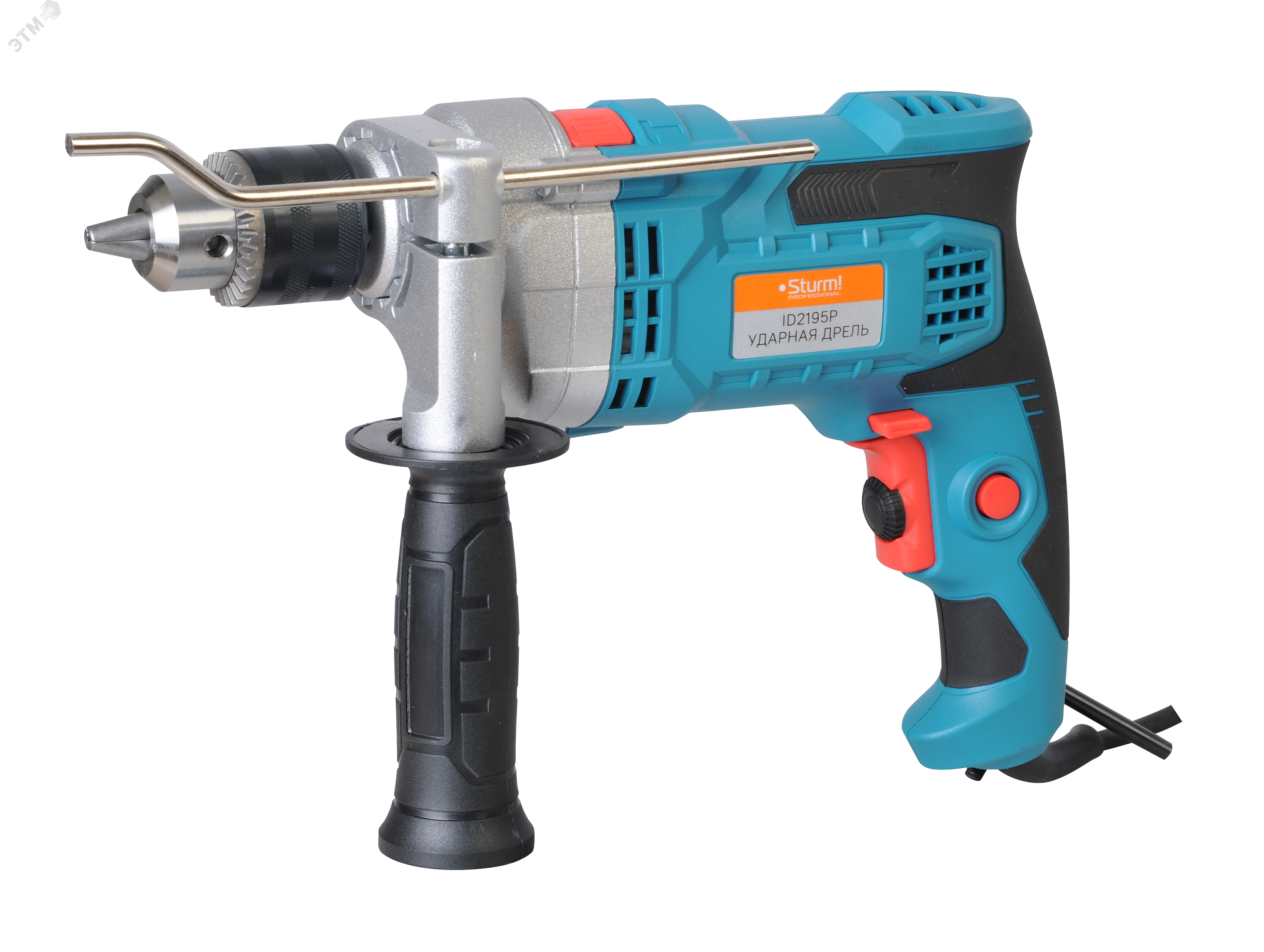 Изображение товара Дрель ударная Sturm ID2195P 1000Вт 2700 об/мин 13 мм металлический редуктор