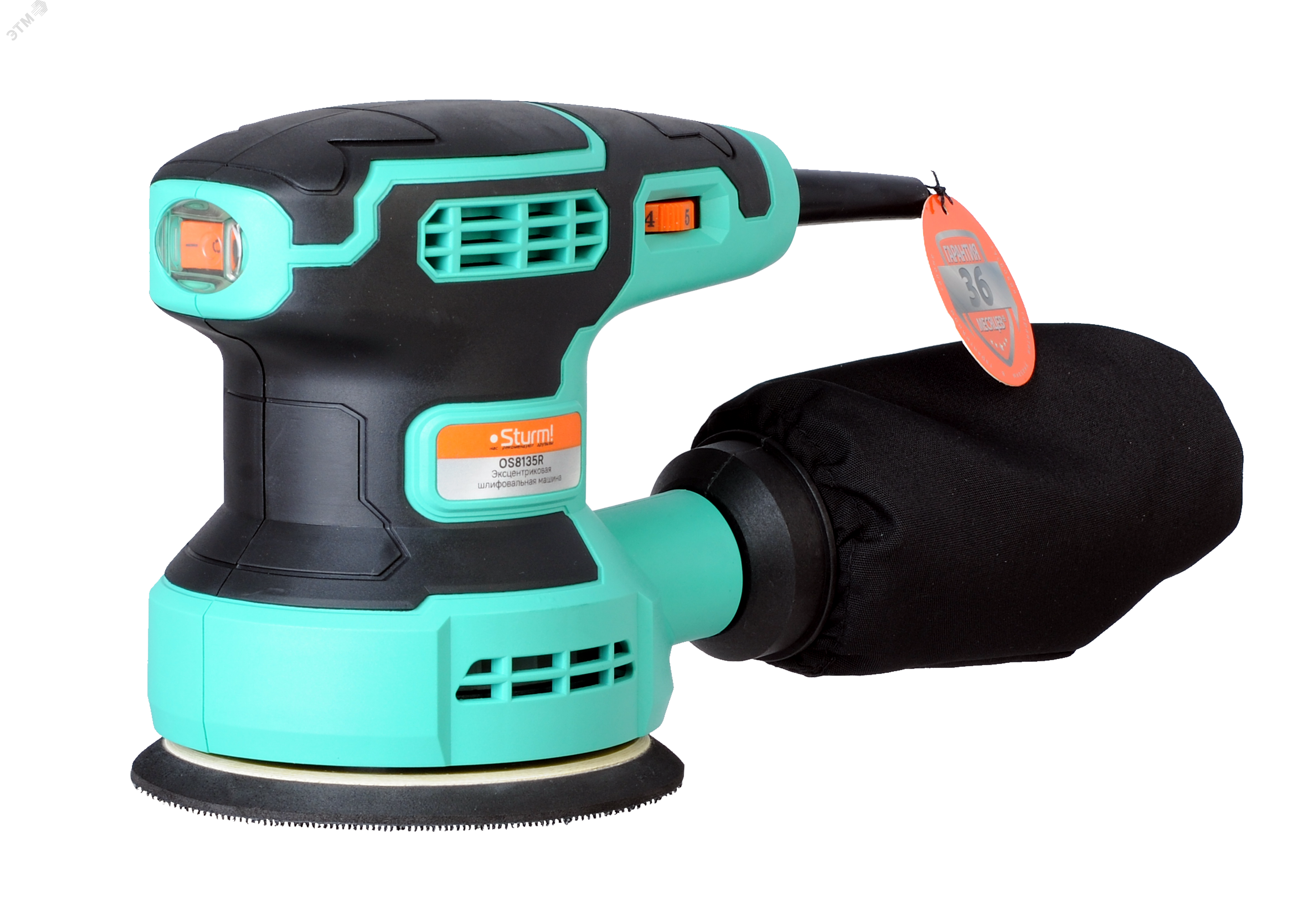 Изображение товара Эксцентриковая шлифмашина Sturm OS8135R 350Вт 125мм регулировка оборотов