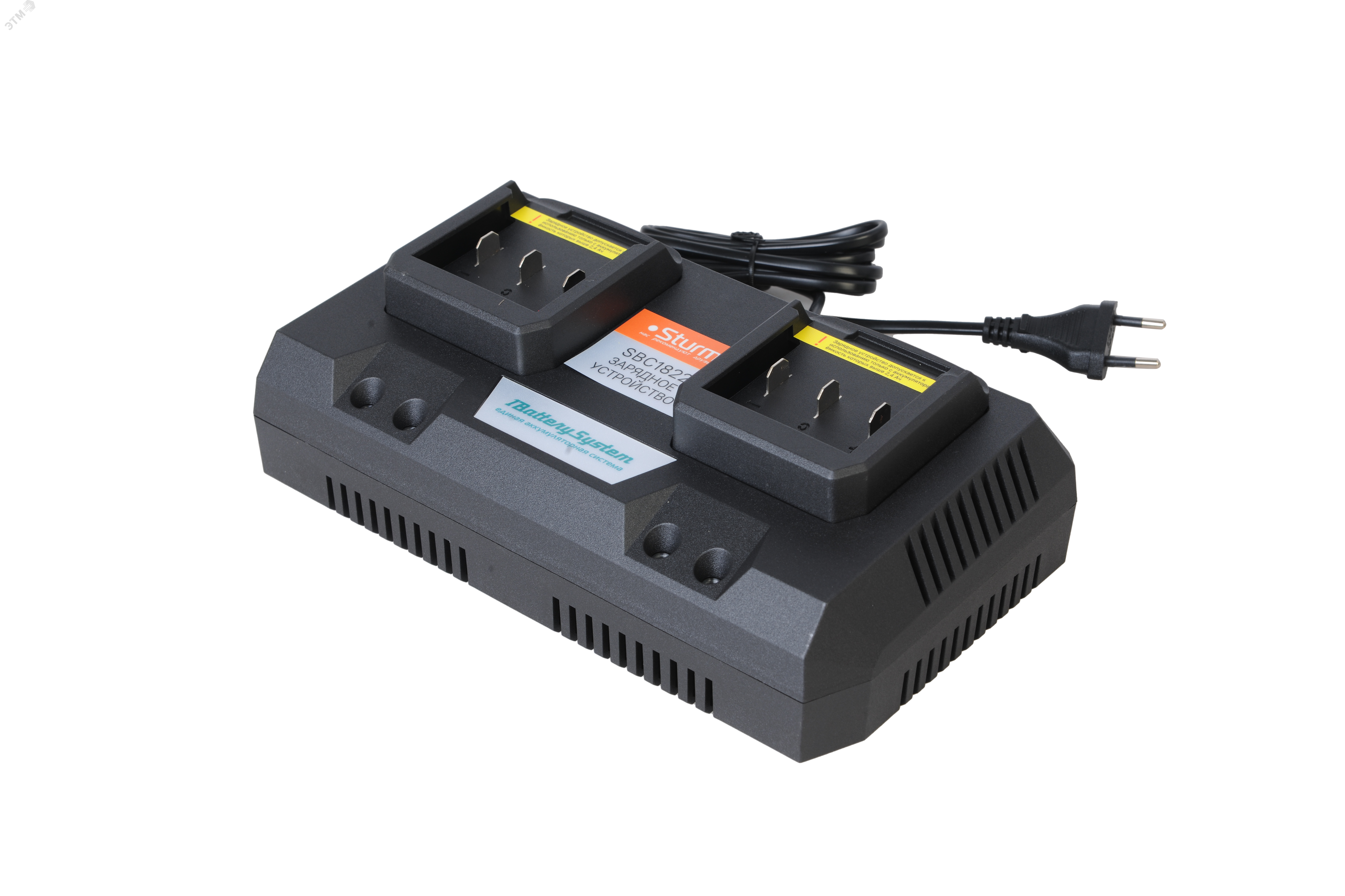 Изображение товара Зарядное устройство для двух батарей 1BatterySystem 18В 2x4'А